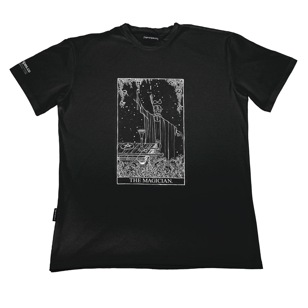 The Magician - Unisex Limited Edition Organic Cotton Black Tee