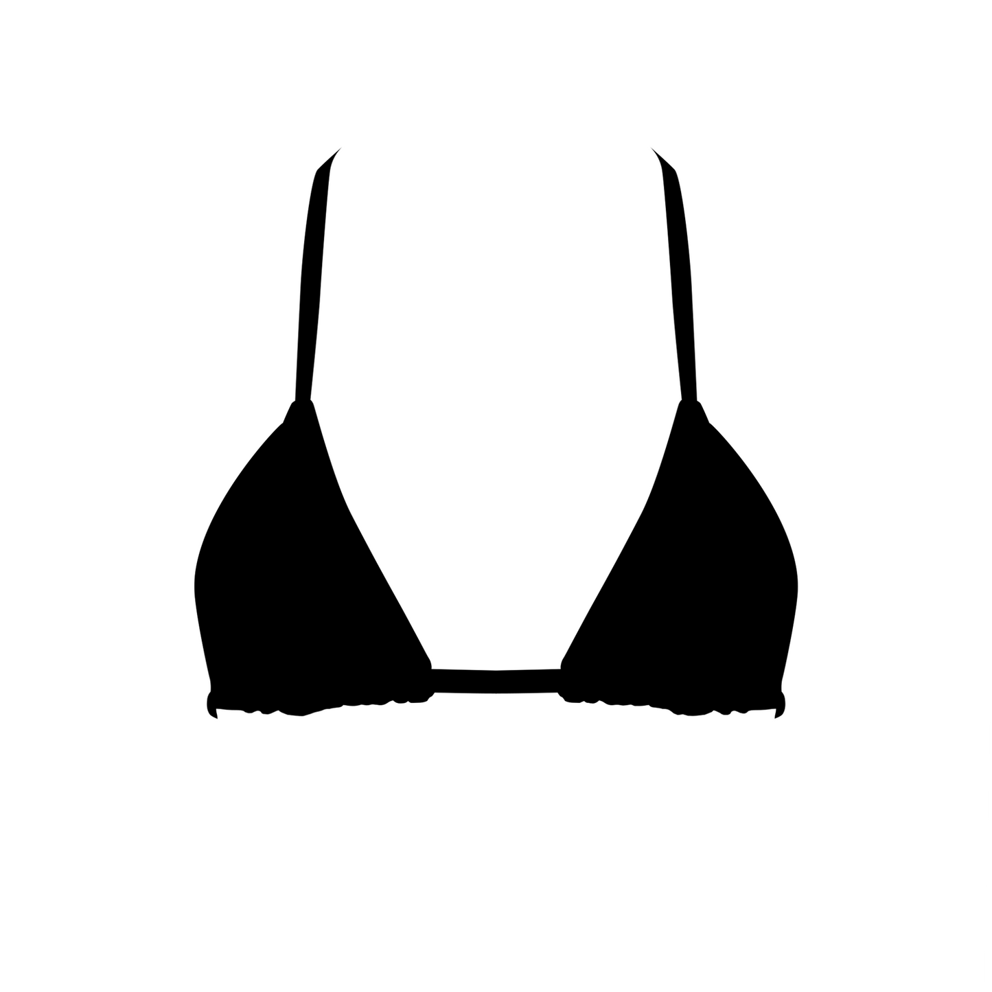 Maiko - Scrunched Triangle Bikini Top