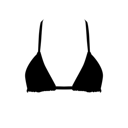 Maiko - Scrunched Triangle Bikini Top