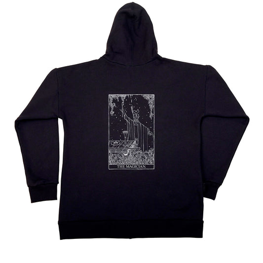 Unisex Cotton Fleece Zipped Hoodie - The Magician