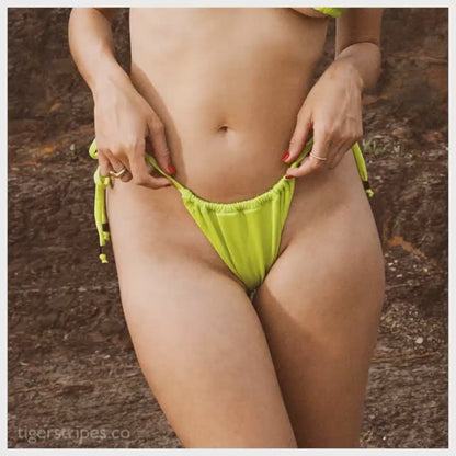 Italian Lycra Maiko - Scrunched Bikini Bottoms
