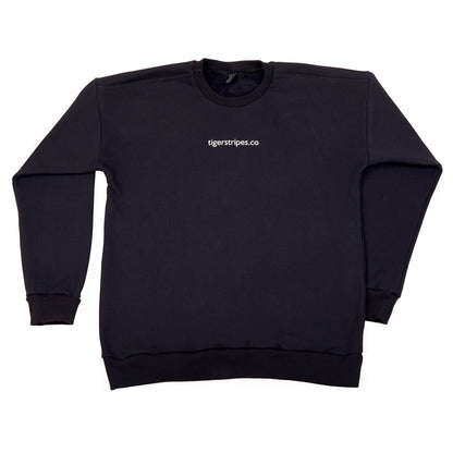 Unisex Sweatshirt, White Logo.