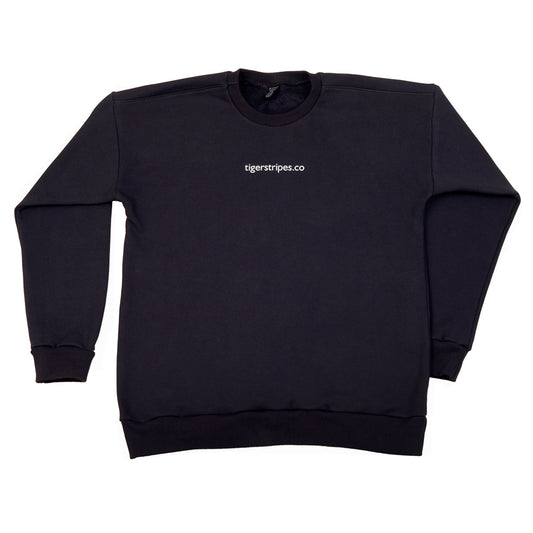 Unisex Sweatshirt, White Logo.