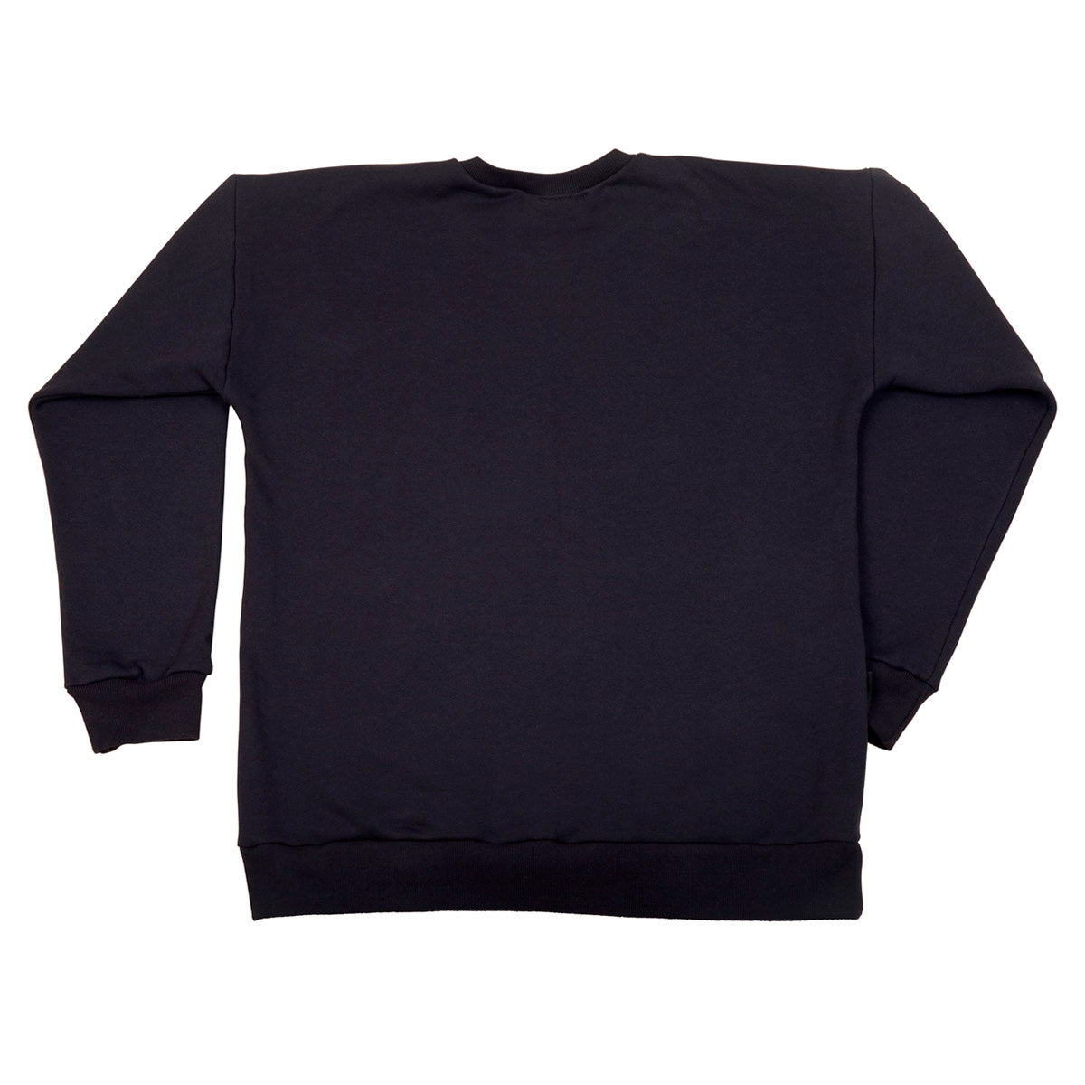 Unisex Sweatshirt, White Logo, Relaxed Neck Fit.