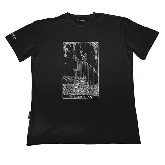 The Magician - Unisex Limited Edition Organic Cotton Black Tee